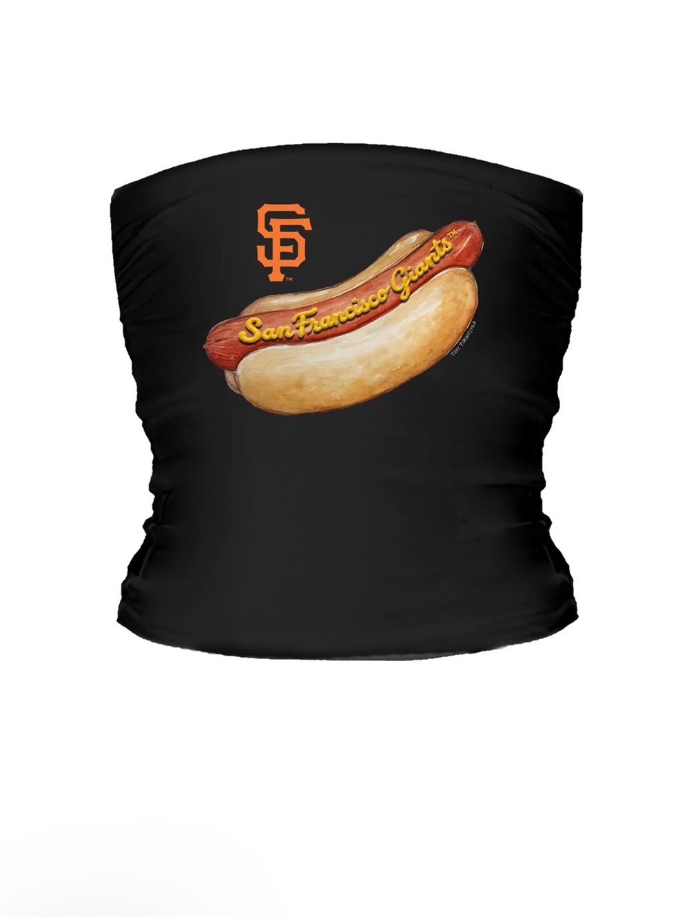 Tiny Turnip San Francisco Giants Hot Dog Tube Top